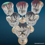 Set 6 calici in cristallo con basamento in argento - immagine aggiuntiva 2