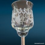 Calice in cristallo con base in argento - immagine aggiuntiva 2
