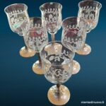 Calice in cristallo con base in argento - immagine aggiuntiva 3
