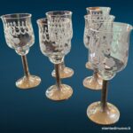 Calice in cristallo con base in argento - immagine aggiuntiva 4
