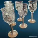 Calice in cristallo con base in argento - immagine aggiuntiva 5