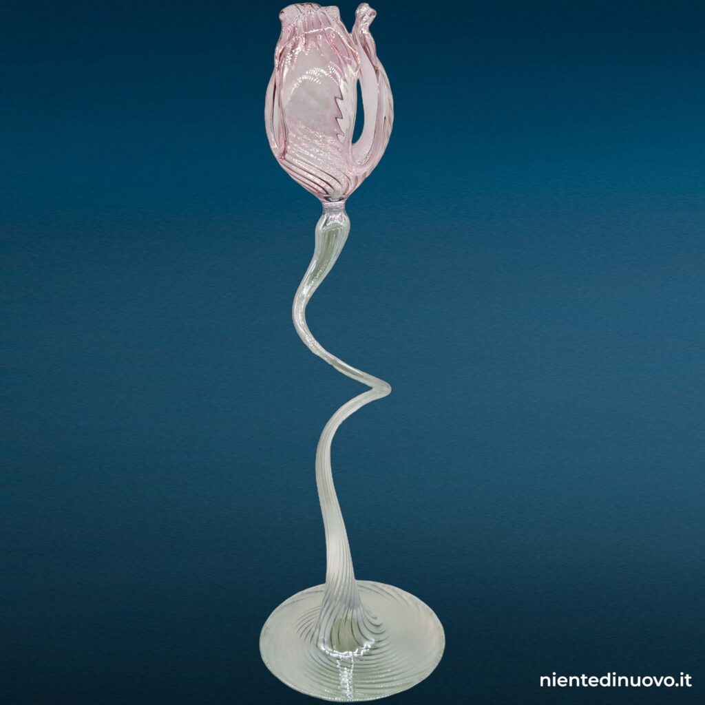 Fiore in vetro soffiato di Murano, altezza 32-35 cm - immagine aggiuntiva 11
