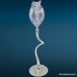 Fiore in vetro soffiato di Murano