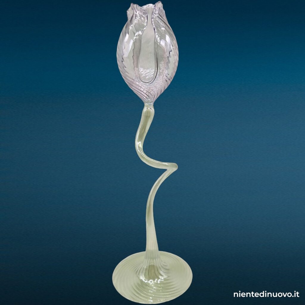Fiore in vetro soffiato di Murano, altezza 32-35 cm - immagine aggiuntiva 8