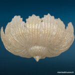 04756_4.jpg Lampadario con foglie in vetro di Murano dorato - immagine aggiuntiva 5
