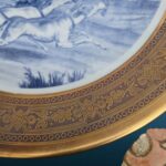 04761_5.jpg Piatto da parete in porcellana bavarese con bordo oro - immagine aggiuntiva 6