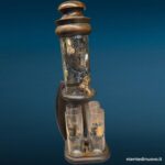 dispenser vintage per whiskey con vassoio e 4 bicchieri - immagine aggiuntiva 4