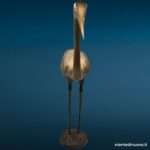 04764_5.jpg Scultura airone gru in ottone con patina vintage - immagine aggiuntiva 6