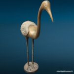 04764_7.jpg Scultura airone gru in ottone con patina vintage - immagine aggiuntiva 8