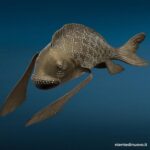 04767_4.jpg Scultura pesce koi in ottone 32 cm con patina - immagine aggiuntiva 5