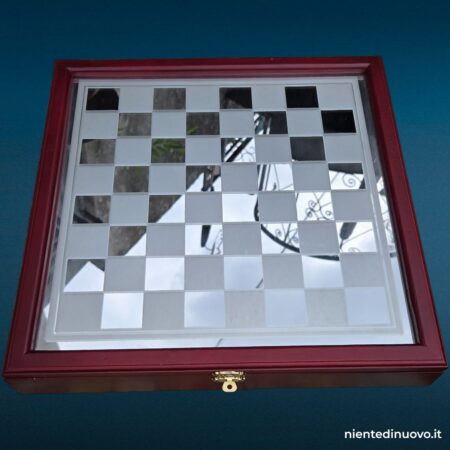 Scacchiera in vetro con figure e scatola originale - immagine aggiuntiva 2