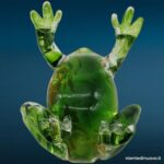 Scultura a forma di rana in vetro, grande dimensione - immagine aggiuntiva 7