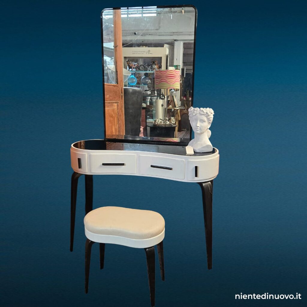 Toilette consolle pettineuse anni 60 con specchio - immagine aggiuntiva 4