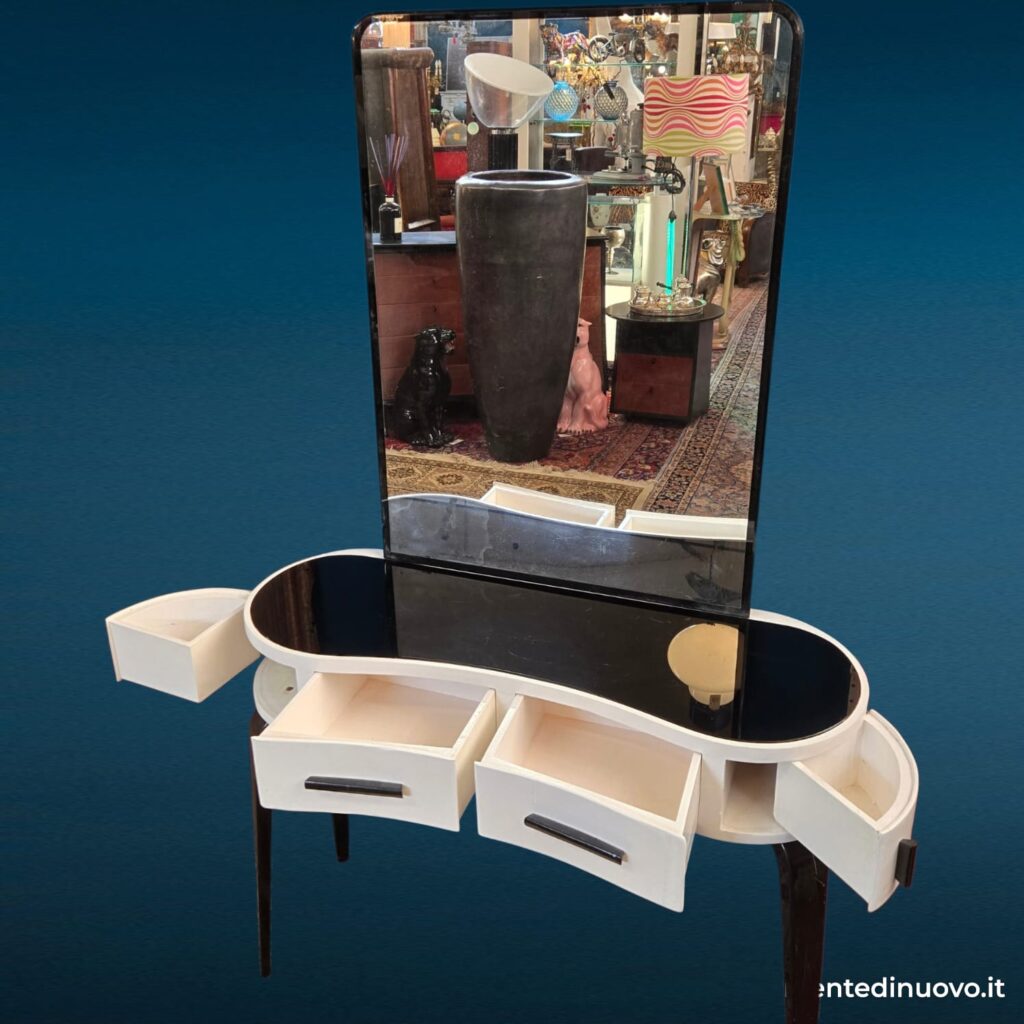 Toilette consolle pettineuse anni 60 con specchio - immagine aggiuntiva 5
