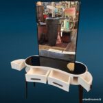 Toilette consolle pettineuse anni 60 con specchio - immagine aggiuntiva 5
