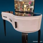 Toilette consolle pettineuse anni 60 con specchio - immagine aggiuntiva 10